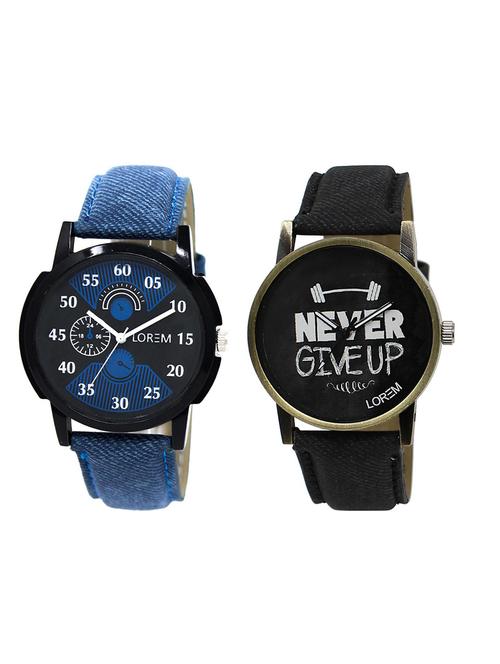 set of 2 analog combo watches - 16014959 - Very Small Image - 1