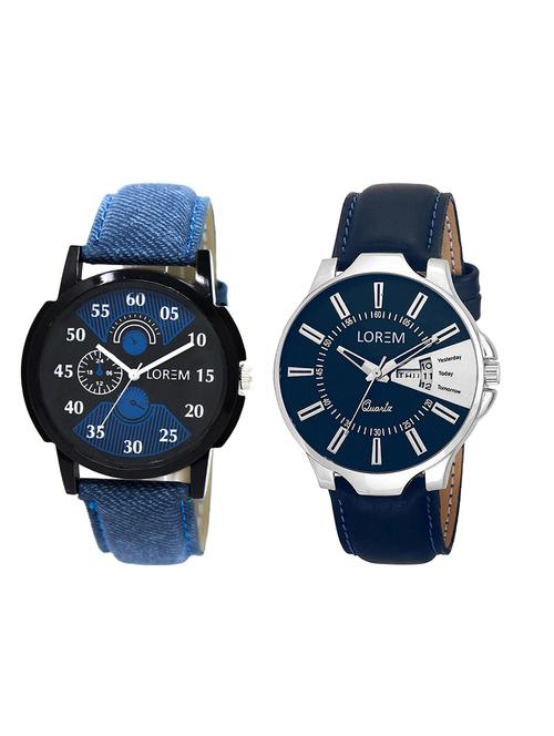 set of 2 analog combo watches - 16014963 - Very Small Image - 1