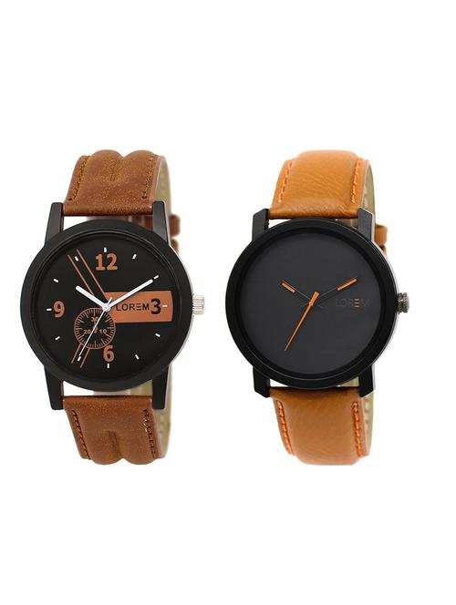 set of 2 analog combo watches - 16015037 - Very Small Image - 1