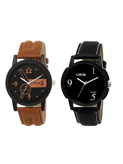 set of 2 analog combo watches - 16015051 - Very Small Image - 1