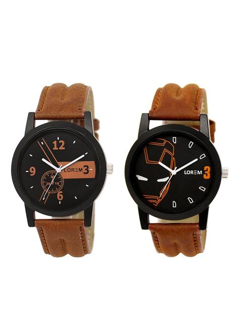 set of 2 analog combo watches - 16015053 - Very Small Image - 1