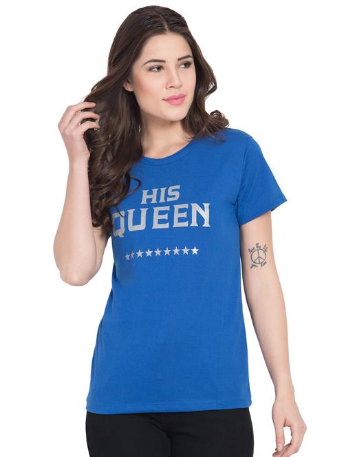 letter print short sleeved tee - 16015096 - Very Small Image - 1