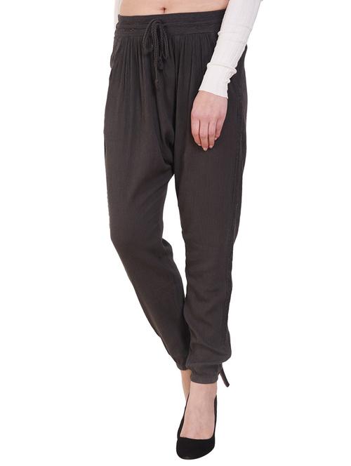 drawstring waist lace detail trouser - 16015284 - Very Small Image - 1
