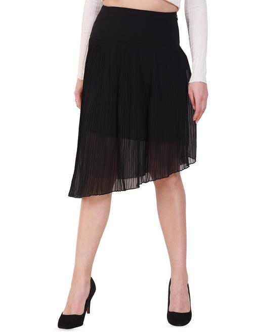 accordion pleat asymmetric skirt - 16015285 - Very Small Image - 1