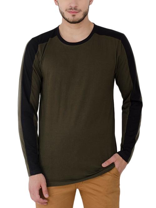 green solid t-shirt - 16015846 - Very Small Image - 1