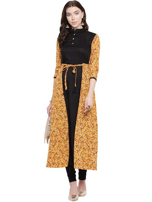 printed a-line kurta - 16016535 - Very Small Image - 1