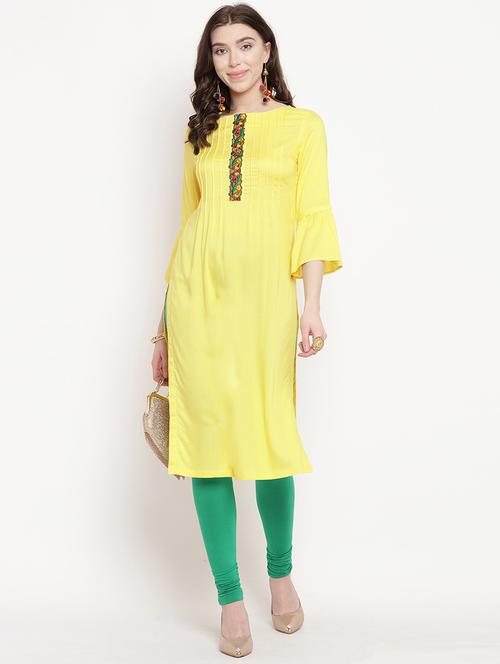 pintucks straight kurta - 16016547 - Very Small Image - 1