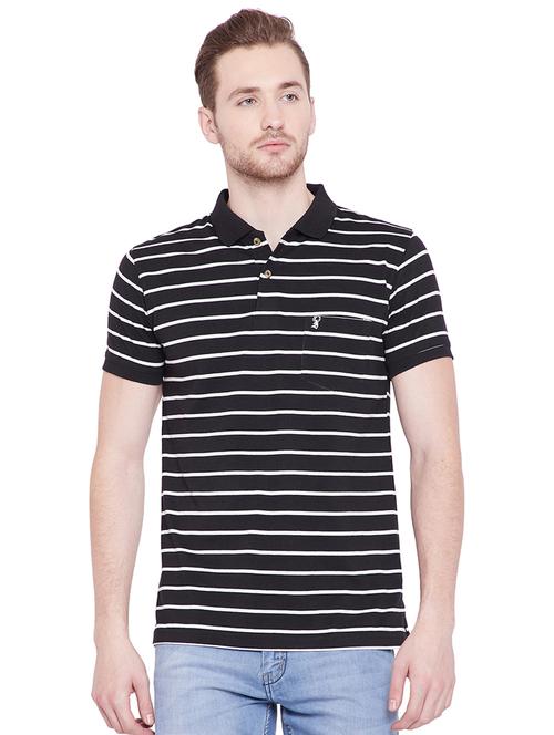monochrome striped t-shirt - 16016570 - Very Small Image - 1