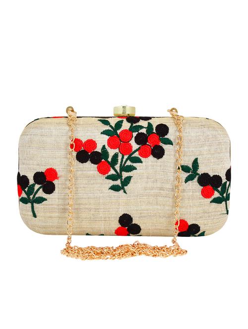 white metal box clutch - 16016820 - Very Small Image - 1