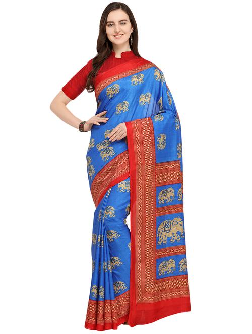 conversational kanjivaram saree with blouse - 16017016 - Very Small Image - 1