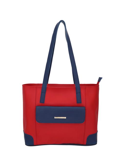 red leatherette (pu) handbag - 16017909 - Very Small Image - 1