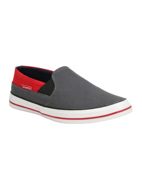 grey canvas slipons - 16020248 - Very Small Image - 1