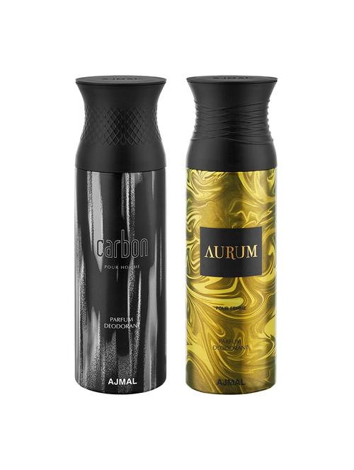 carbon & aurum deodorants for men & women pack of 2 - 16021750 - Very Small Image - 1