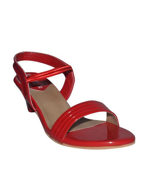 red back strap sandals - 16022639 - Very Small Image - 1