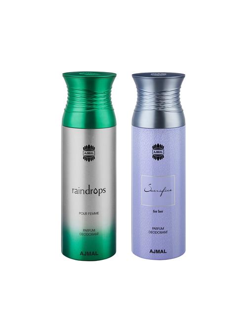 ajmal raindrops & sacrifice her deodorants for women - 16023856 - Very Small Image - 1