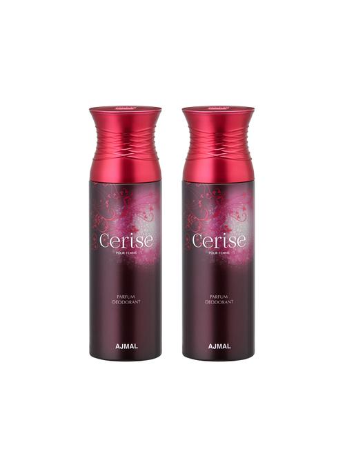 ajmal cerise & cerise deodorants for women pack of 2 - 16023862 - Very Small Image - 1