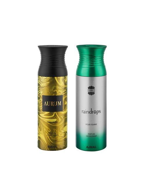 ajmal aurum & raindrops deodorants for women - 16023866 - Very Small Image - 1