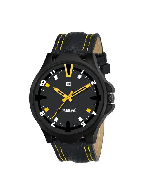 round dial analog watch (xm-gr003-bkb) - 16024619 - Very Small Image - 1