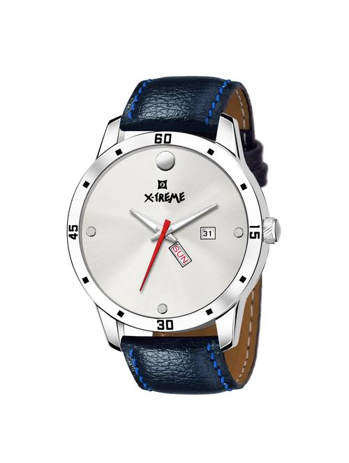 round dial analog watch (xm-gr010-wtbl) - 16024632 - Very Small Image - 1