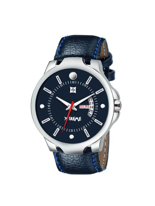 round dial analog watch (xm-gr011-blbl) - 16024634 - Very Small Image - 1