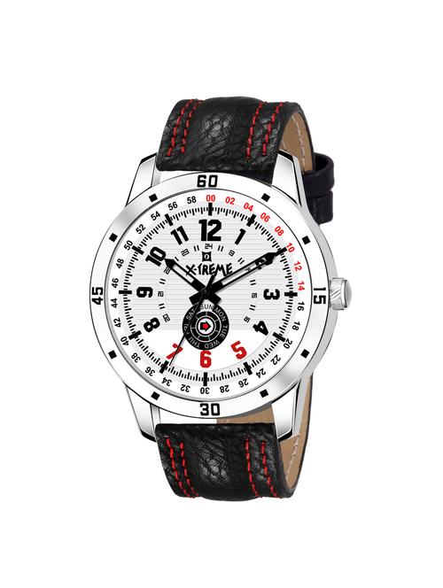 round dial analog watch (xm-gr017-wtb) - 16024644 - Very Small Image - 1