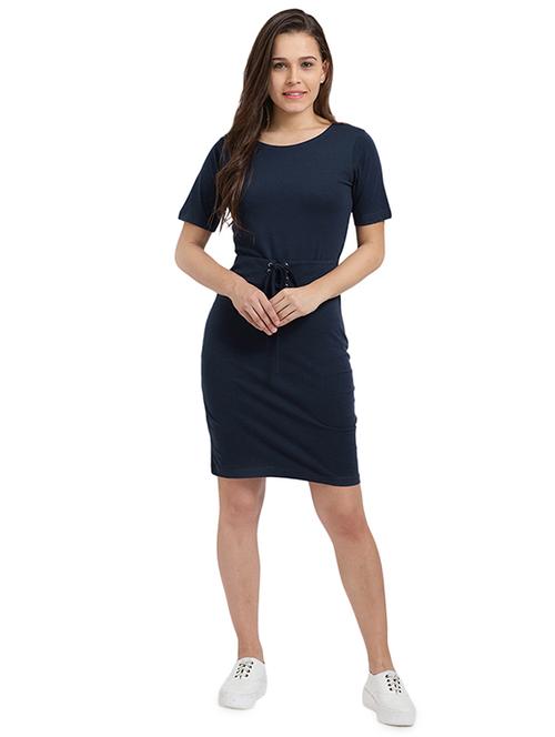 corset belted sheath dress - 16026634 - Very Small Image - 1