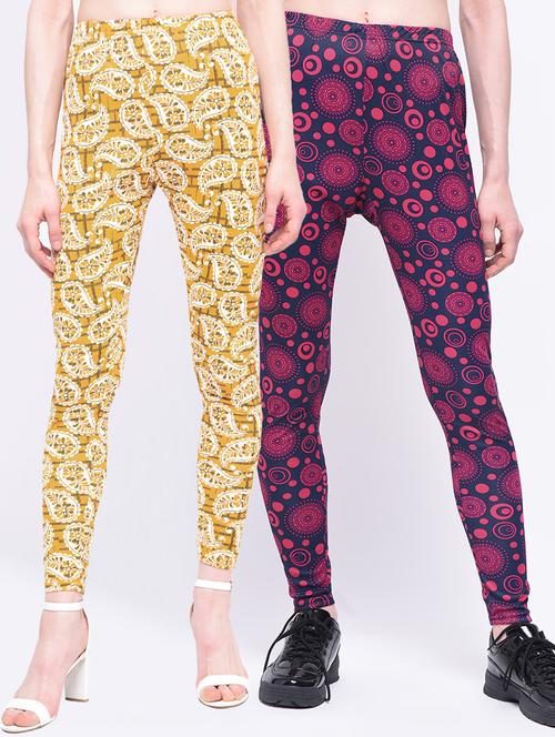 set of 2 high rise leggings - 16027167 - Very Small Image - 1