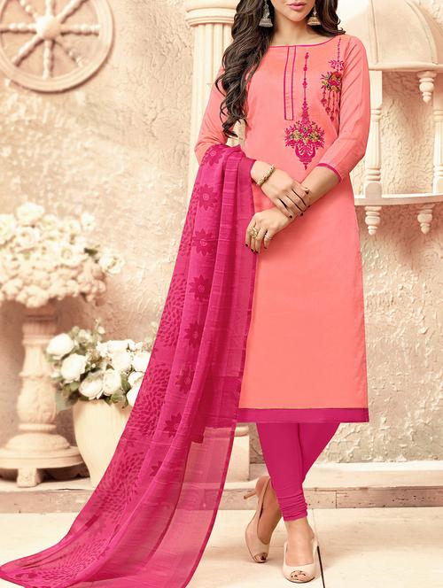 embroidered unstitched suit - 16027655 - Very Small Image - 1