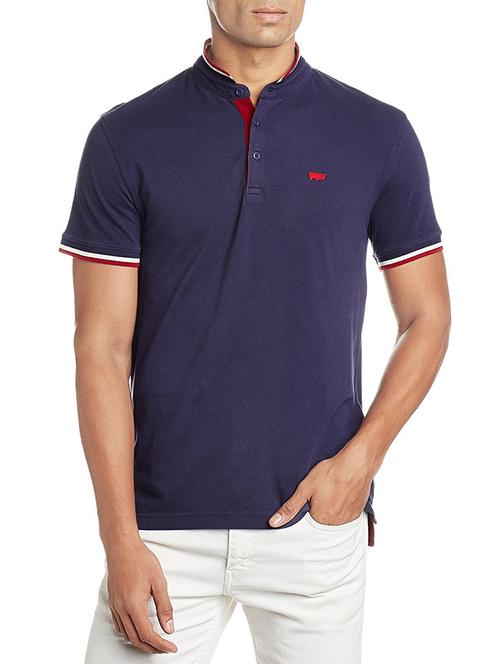 blue solid t-shirt - 16028005 - Very Small Image - 1