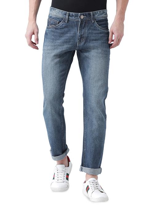 dark blue denim washed jeans - 16028769 - Very Small Image - 1