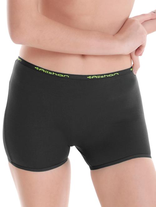mid rise solid boy shorts - 16030388 - Very Small Image - 1
