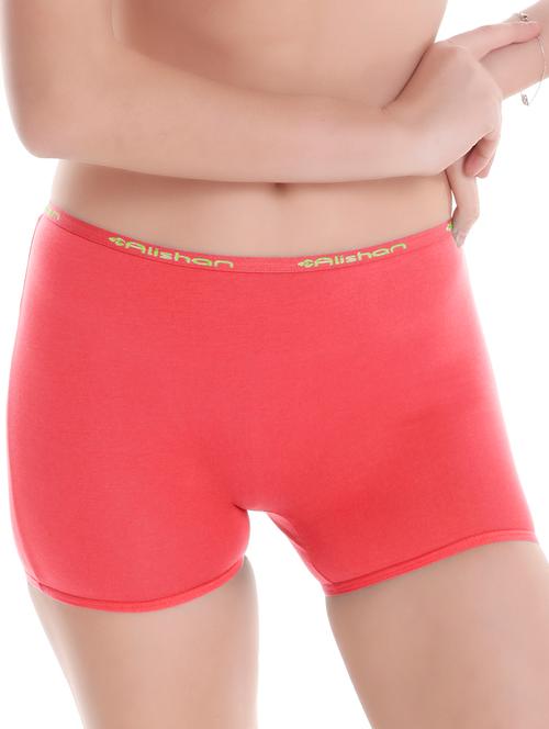 mid rise solid boy shorts - 16030391 - Very Small Image - 1
