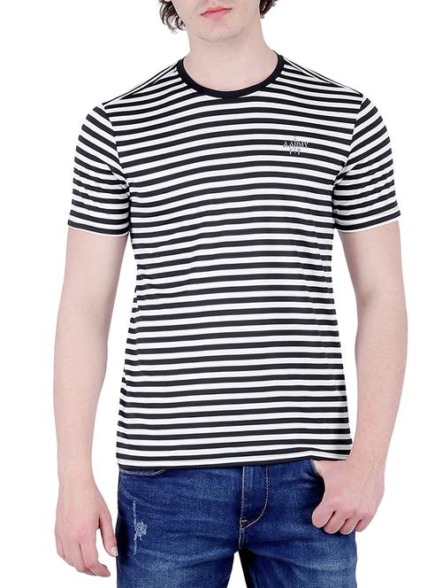 monochrome striped tshirt - 16039839 - Very Small Image - 1