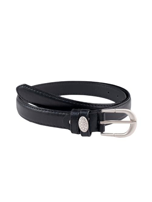 black leatherette (pu belt - 16040493 - Very Small Image - 1