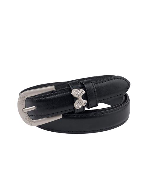 black leatherette (pu belt - 16040508 - Very Small Image - 1