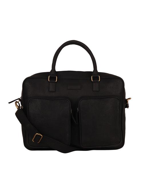 black leatherette laptopbag - 16040751 - Very Small Image - 1