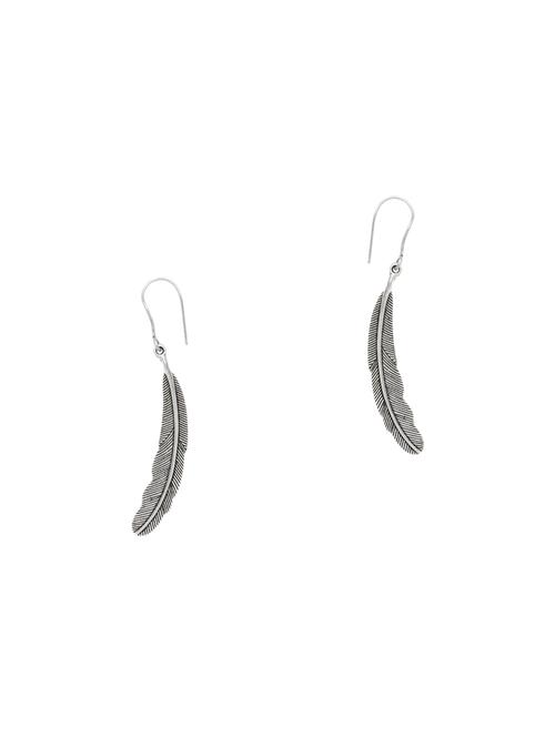 silver drop earring - 16040798 - Very Small Image - 1
