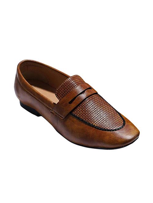 tan leatherette slipons - 16041165 - Very Small Image - 1