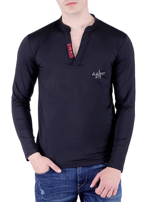 navy blue collared tshirt - 16041526 - Very Small Image - 1