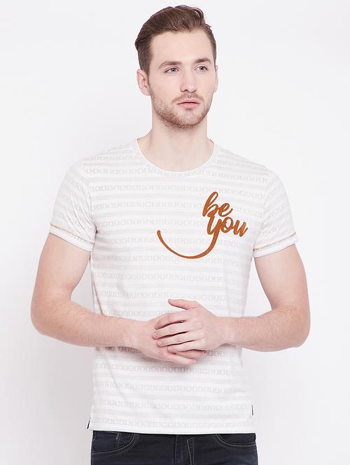 white printed tshirt - 16041710 - Very Small Image - 1