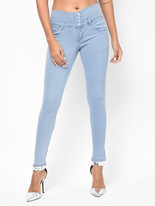 high rise skinny fit jeans - 16042152 - Very Small Image - 1