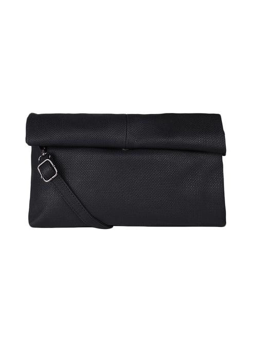 black leatherette (pu) sling bag - 16042264 - Very Small Image - 1