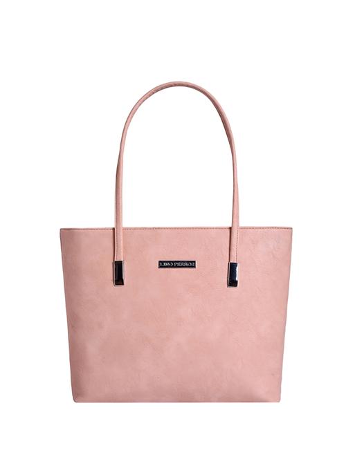 pink leatherette (pu) handbag - 16042400 - Very Small Image - 1