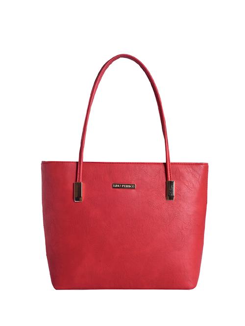 red leatherette (pu) handbag - 16042469 - Very Small Image - 1