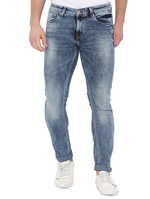 blue heavy washed jeans - 16042829 - Very Small Image - 1