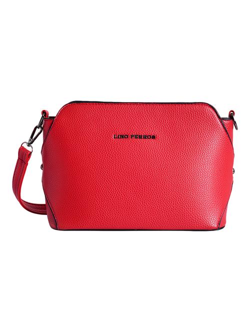 red leatherette (pu) sling bag - 16044050 - Very Small Image - 1