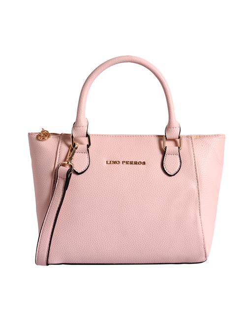 pink leatherette (pu) satchel - 16044138 - Very Small Image - 1