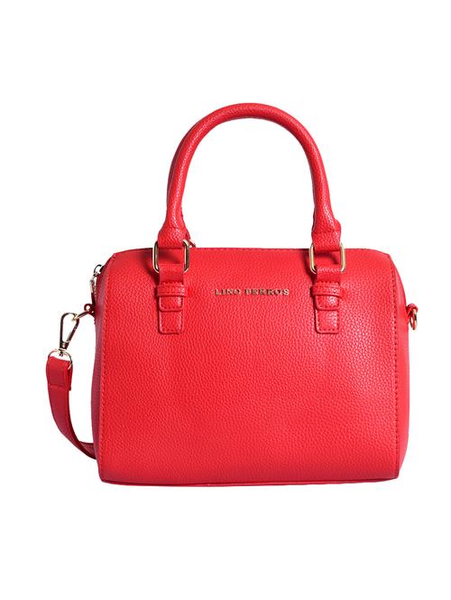 red leatherette (pu) satchel - 16044198 - Very Small Image - 1