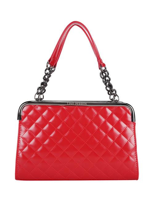 red leatherette (pu) handbag - 16044208 - Very Small Image - 1