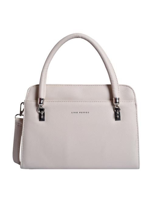 white leatherette (pu) satchel - 16044469 - Very Small Image - 1